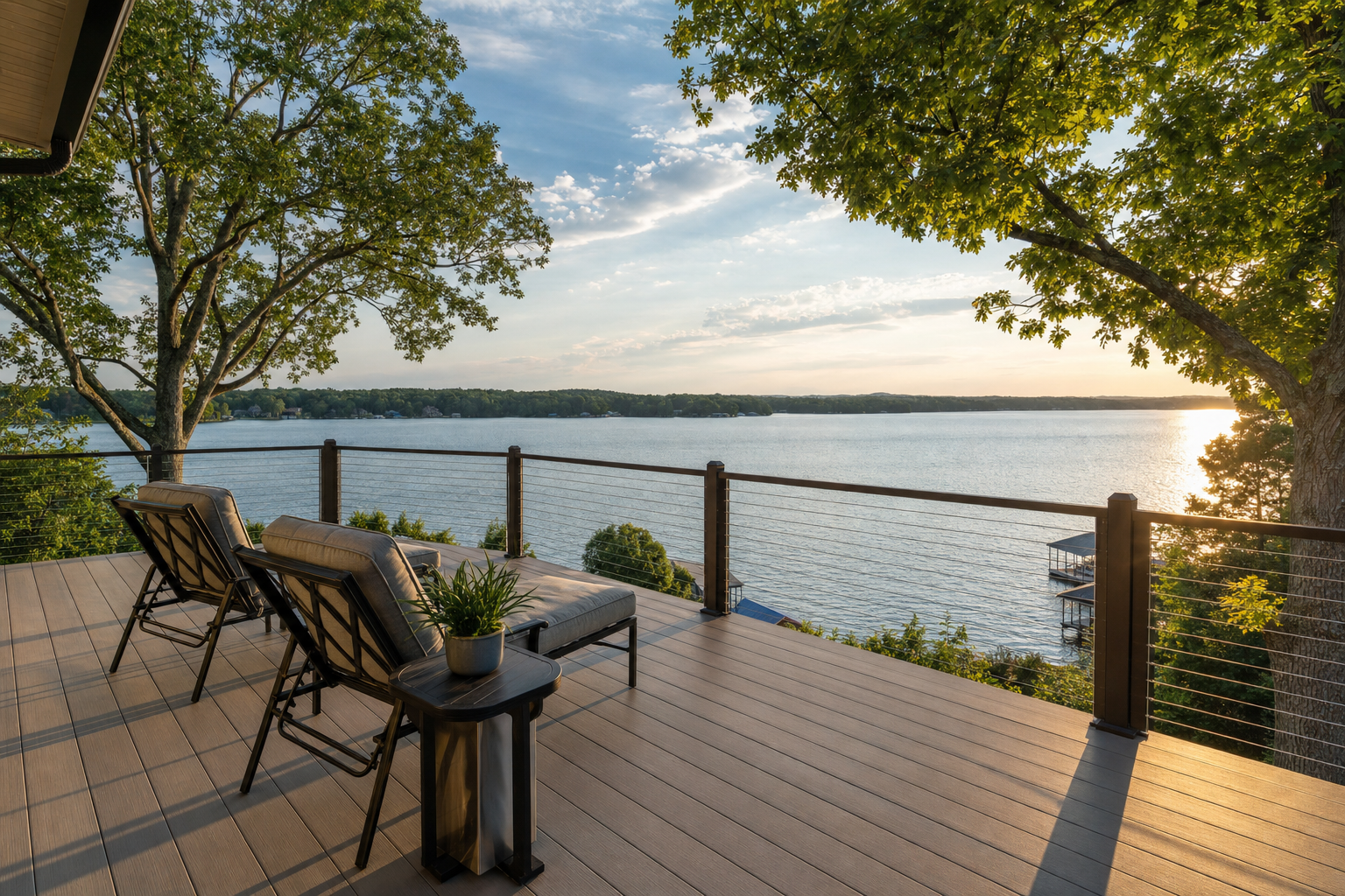 Lake-Home Decks