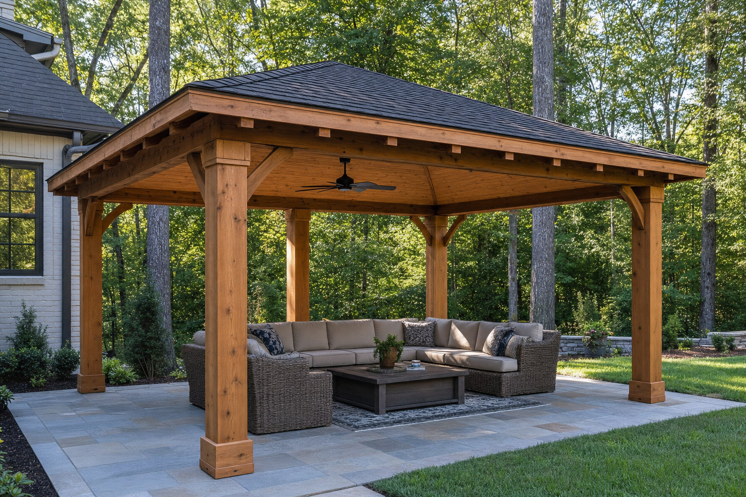 Rectangular Pavilion Gazebos